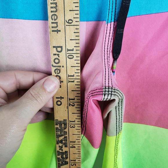 Hurley Men's 30 Phantom Kingsroad Board Shorts Neon Colorblock Unlined‎ Swimwear - Picture 4 of 9